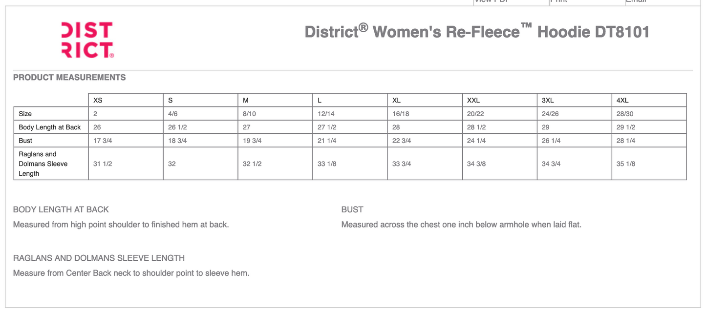 District® Women’s Re-Fleece™ Hoodie