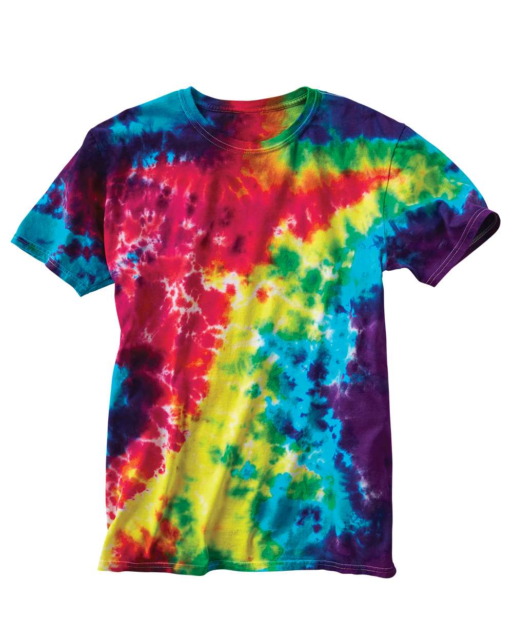 Dyenomite - Slushie Crinkle Tie-Dyed T-Shirt - 640VR