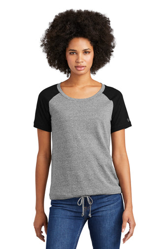 New Era ® Ladies Tri-Blend Performance Cinch Tee