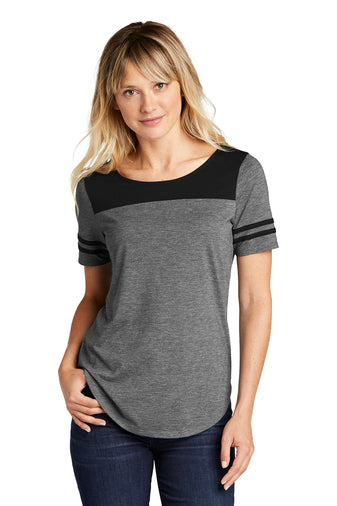 Sport-Tek ® Ladies PosiCharge ® Tri-Blend Wicking Fan Tee