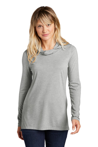 Sport-Tek ® Ladies PosiCharge ® Tri-Blend Wicking Long Sleeve Hoodie