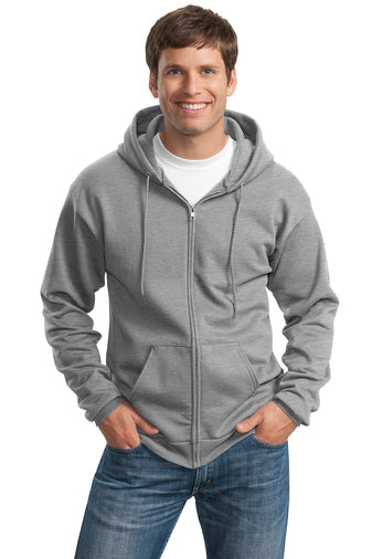 Port & Company® Tall Essential Fleece Full-Zip Hooded Sweatshirt