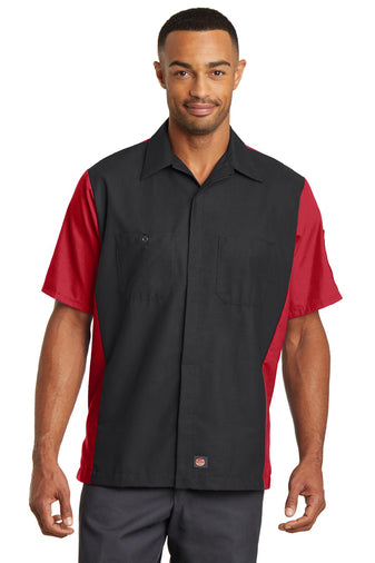 Red Kap® Short Sleeve Ripstop Crew Shirt